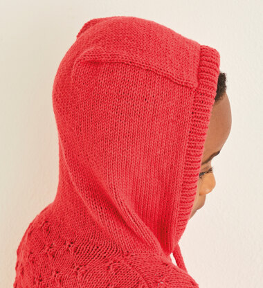 Textured Hoodie in Sirdar Snuggly Replay DK - SSRD2571 - Downloadable PDF