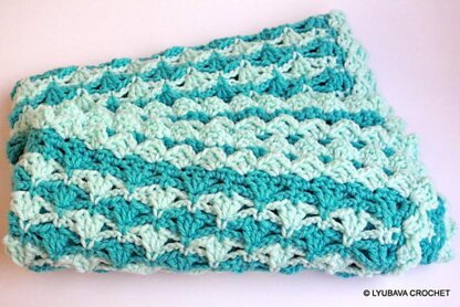 Chunky Crochet Baby Blanket It's a Boy!