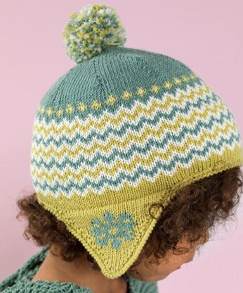 Cozy Hat Pdf Knitting Pattern 2-6 years Boys Girls Winter Hat