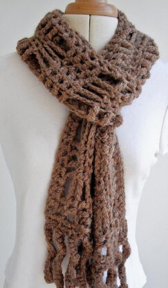 Speedy mock motif scarf