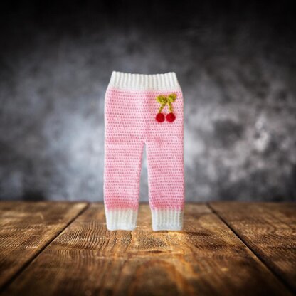 Girls Cherry Blossom Pants and Hat