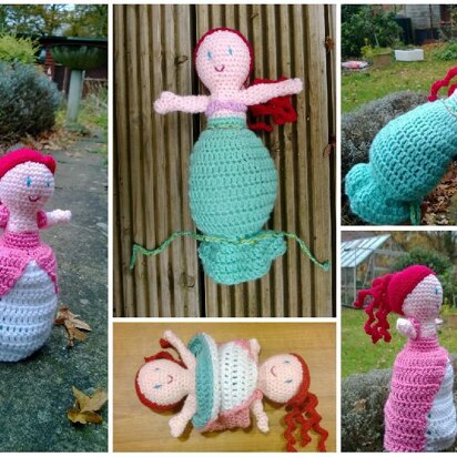 Mermaid Princess Topsy Turvy Doll! 2 dolls in 1!