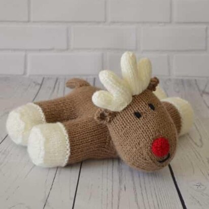 Lazy Reindeer - knitting pattern