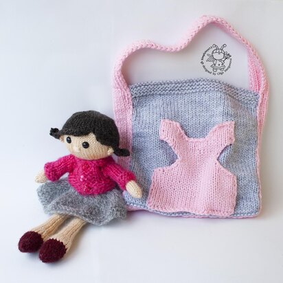 Doll Lalya and a handbag for dolls