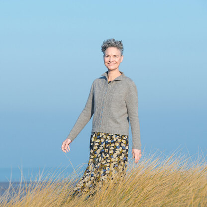 Jetty Cardigan in The Fibre Co. Cumbria Fingering - Downloadable PDF