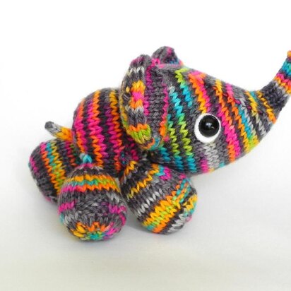 Bugle the Baby Elephant - knitting pattern