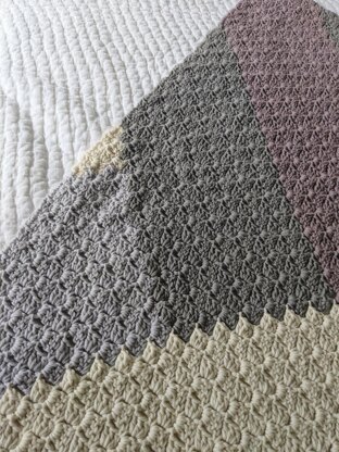 Modern Chevron Quilt Blanket