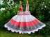 Pink White Grey Baby Dress