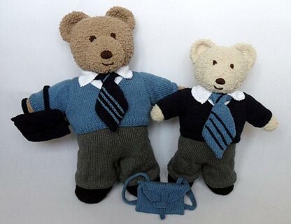 Teddy Bear Clothes - Boys School Uniform DK Cuddle & Snuggle