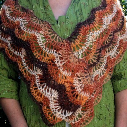 Seashell Stitch Stole