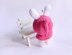 Little Hoodie Rabbit Crochet Pattern, White Rabbit with Hood,Crochet