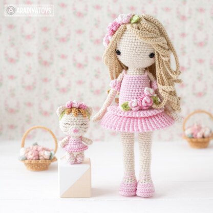 Friendy Melanie doll with Graceful Kitty by AradiyaToys