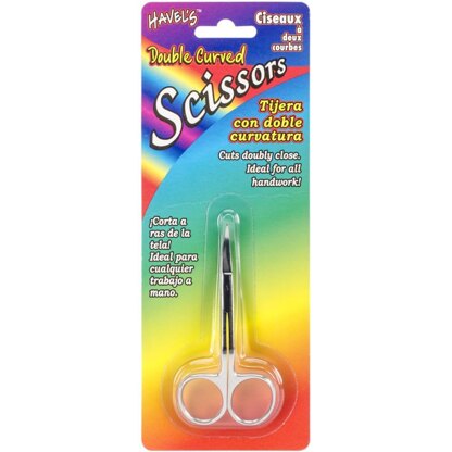 Havel's Double-Curved Embroidery Scissors 3.5in Silver