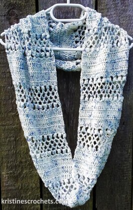 Speckled Infinity Scarf Written Pattern
