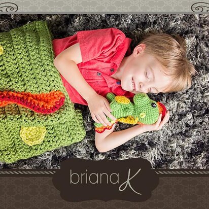 Dragon Tail Blanket and Buddy