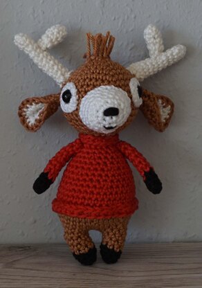 Crochet Pattern Reindeer Rudolph and his Friends!