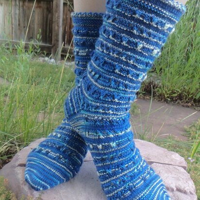 Moon Halo Socks - knitting pattern