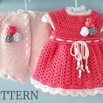 Knitting Baby Jacket Crochet Baby Dress Pattern