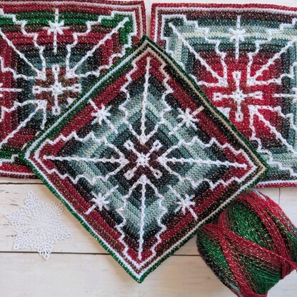 Soft Holly Mosaic Square