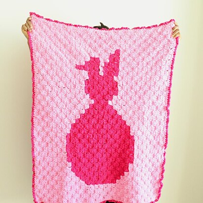 C2C Crochet Bunny Baby Blanket