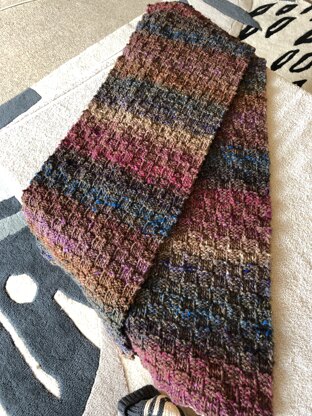 basket weave scarf