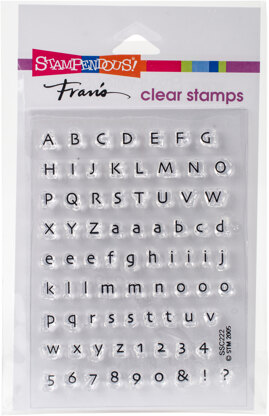 Stampendous Perfectly Clear Stamps - Tiny Alphabet