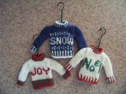 Christmas Tree Ornament Sweaters