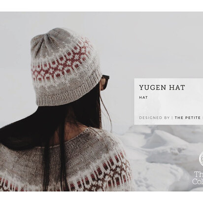 "Yugen Hat by The Petite Knitter" - Hat Knitting Pattern For Women in The Yarn Collective