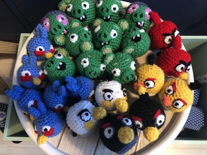 Mad Birds Game amigurumi