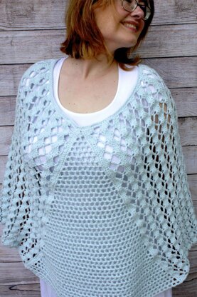 Whimsical Waves Poncho