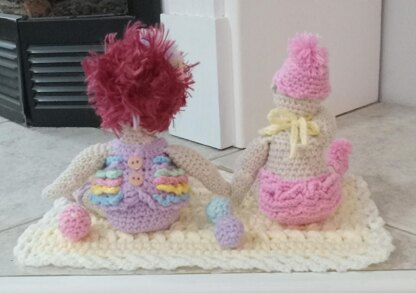Crochet Doll Baby Layette and Dress