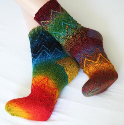 Zickzacksocken - zigzag socks