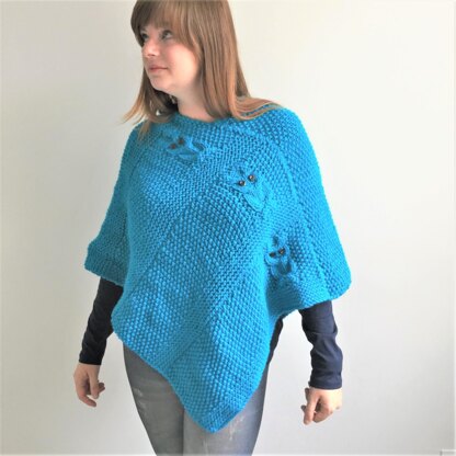 Sarah Owl Poncho