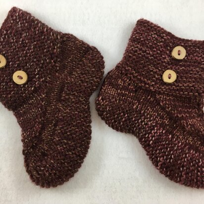 Her Slipper Sock - knitting pattern
