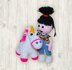 Agnes and the Unicorn Crochet Pattern, Doll Crochet Pattern, Cute Unicorn Crochet Pattern, Girl Crochet Pattern
