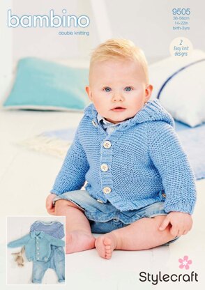 Cardigans in Stylecraft Bambino DK - 9505 - Downloadable PDF