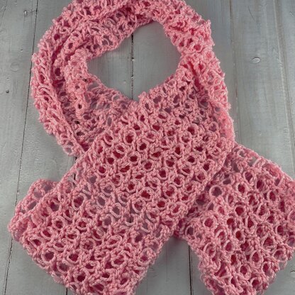 Solomon's Knot Lacy Scarf