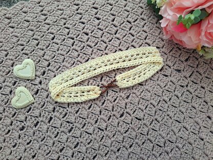 Crochet Romantic Precious Headband Pattern