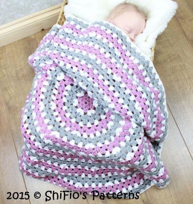 Granny St Shawl Crochet Pattern #330