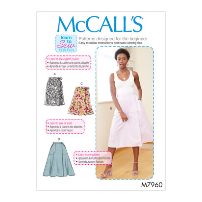 McCall's Misses' Skirts M7960 - Sewing Pattern