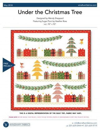 Windham Fabrics Under the Christmas Tree - Downloadable PDF