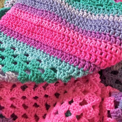 Diamond Corner Baby Blanket