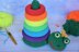 Stacking rings Rainbow Frog