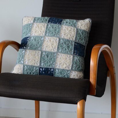 Clover Leaf Granny Square Pillow