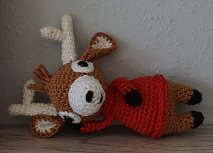 Amigurumi Häkelanleitung Rudolph das Rentier und seine Freunde