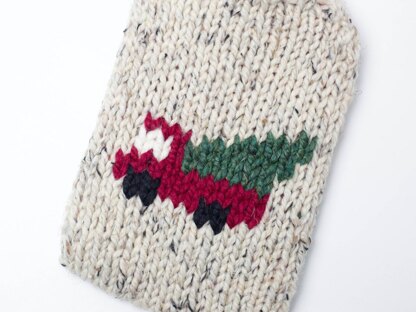 Christmas Tree Farm Truck Hot Water Bottle Cover