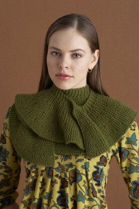 Short Row Scarf in Lion Brand Vanna's Choice - 70531AD