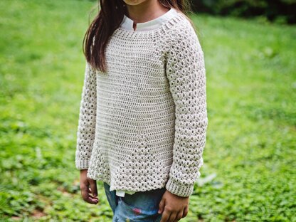 Lace Sleeve Sweater