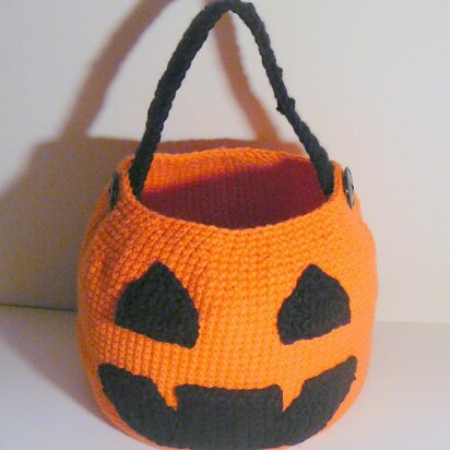 Jack-O-Lantern Trick Or Treat Basket