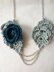 Snow Queen Rose Necklace and Earrings